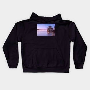 Captain Proud on Misty Sunrise Kids Hoodie